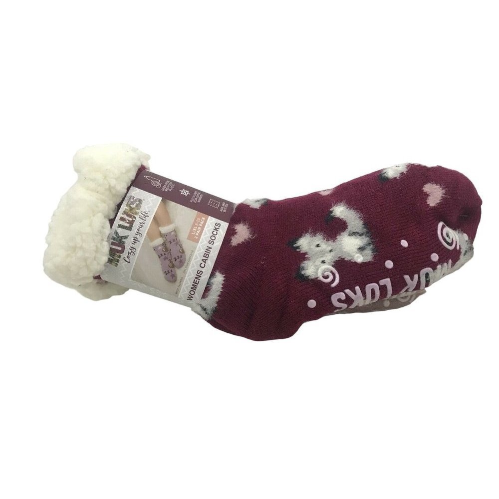 Muk Luk Cabin Socks Cozy Women's L/XL - Picture 1 of 3